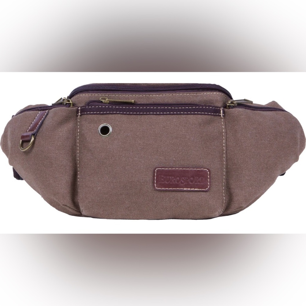 Eurosport Rustic Fanny Pack Canvas 15” x 7” x 1” New B500